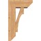 Ekena Millwork Westlake Slat Smooth Bracket w/ Offset Brace, Western Red Cedar, 7 1/2"W x 18"D x 30"H BKT0806X18X30WTL06SWR - alternate 2